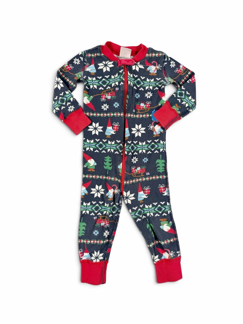 Hanna Andersson Baby Christmas Gnome Organic Cotton Pajamas 18-24 Months